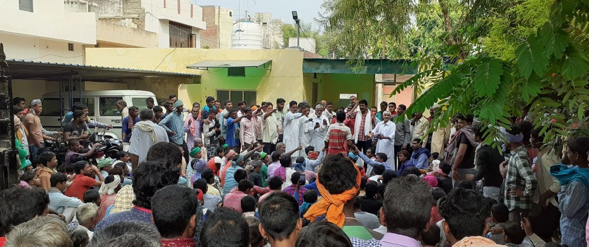 sending paddy, directly to sellers, demonstrated, workers, fatehabad