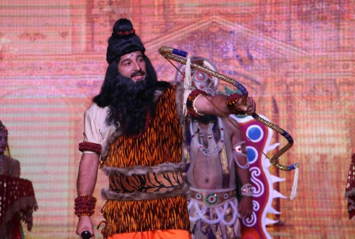 ramleela manoj tiwari performs parshuram raise nrc issue there says will demolish sins of delhi