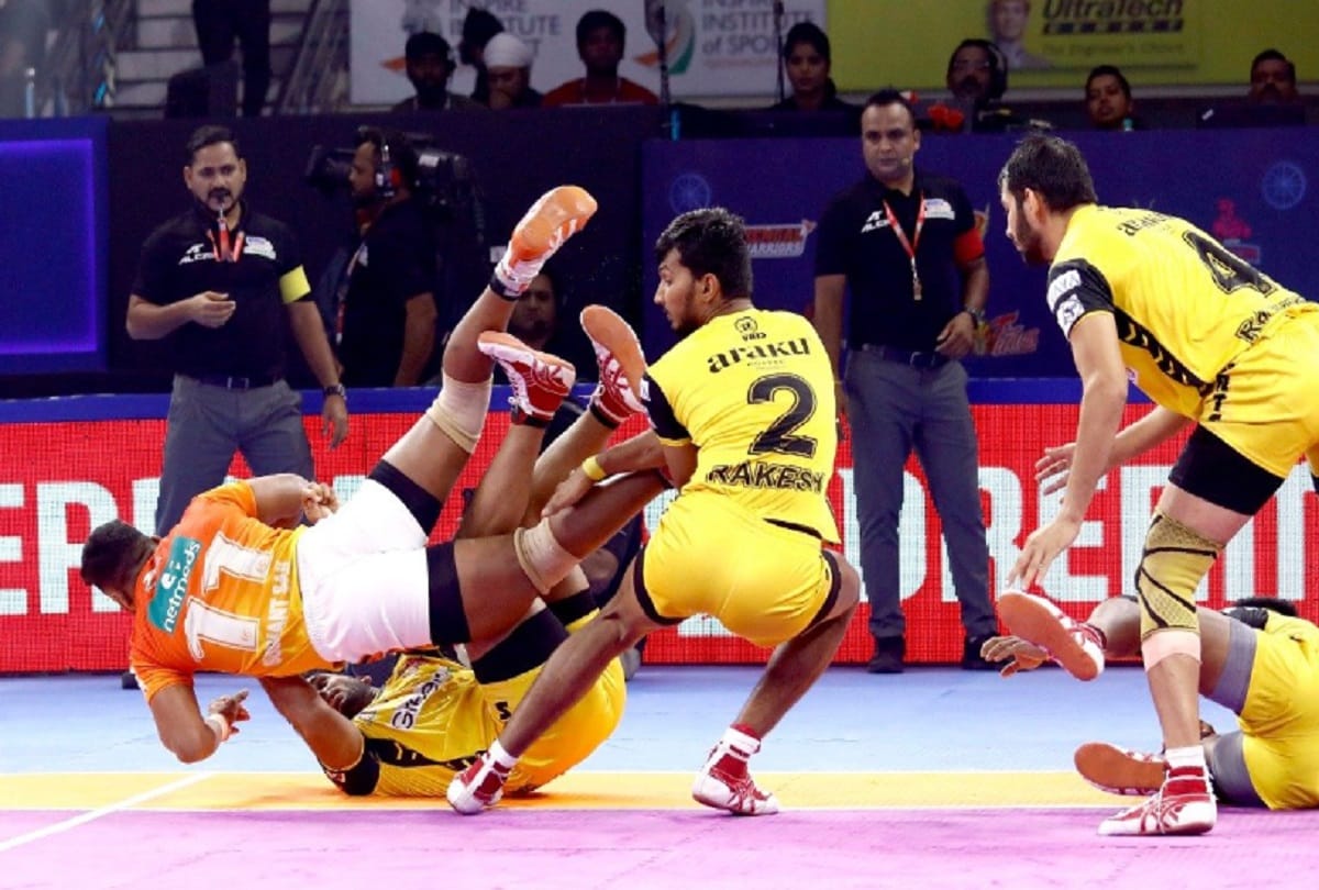 Pro kabaddi league Puneri paltan defeated telugu titans