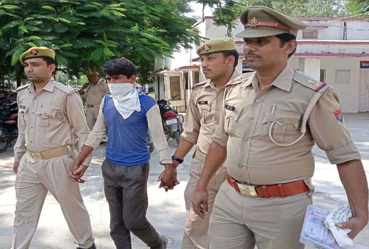 etah police arrests robber who looted ex army man in aliganj
