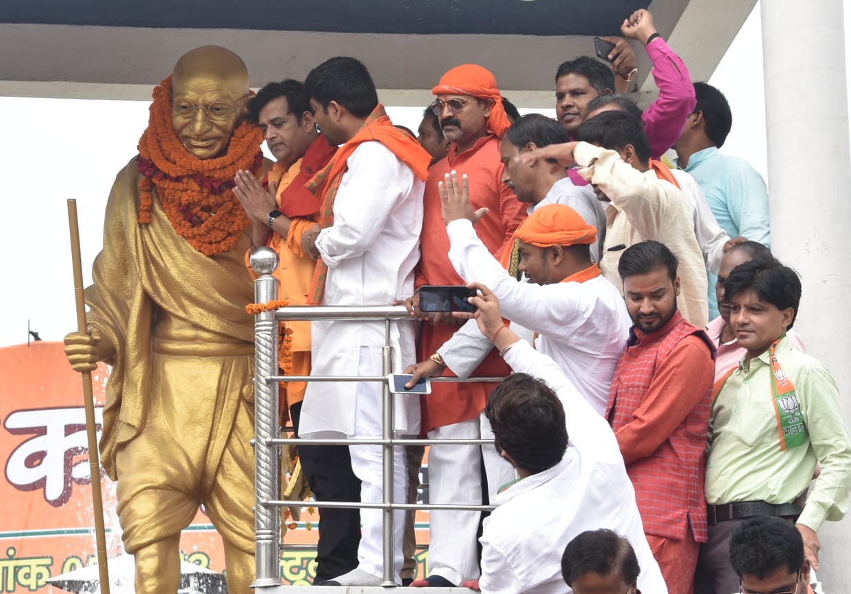 gandhi jayanti celibration in gorakhpur