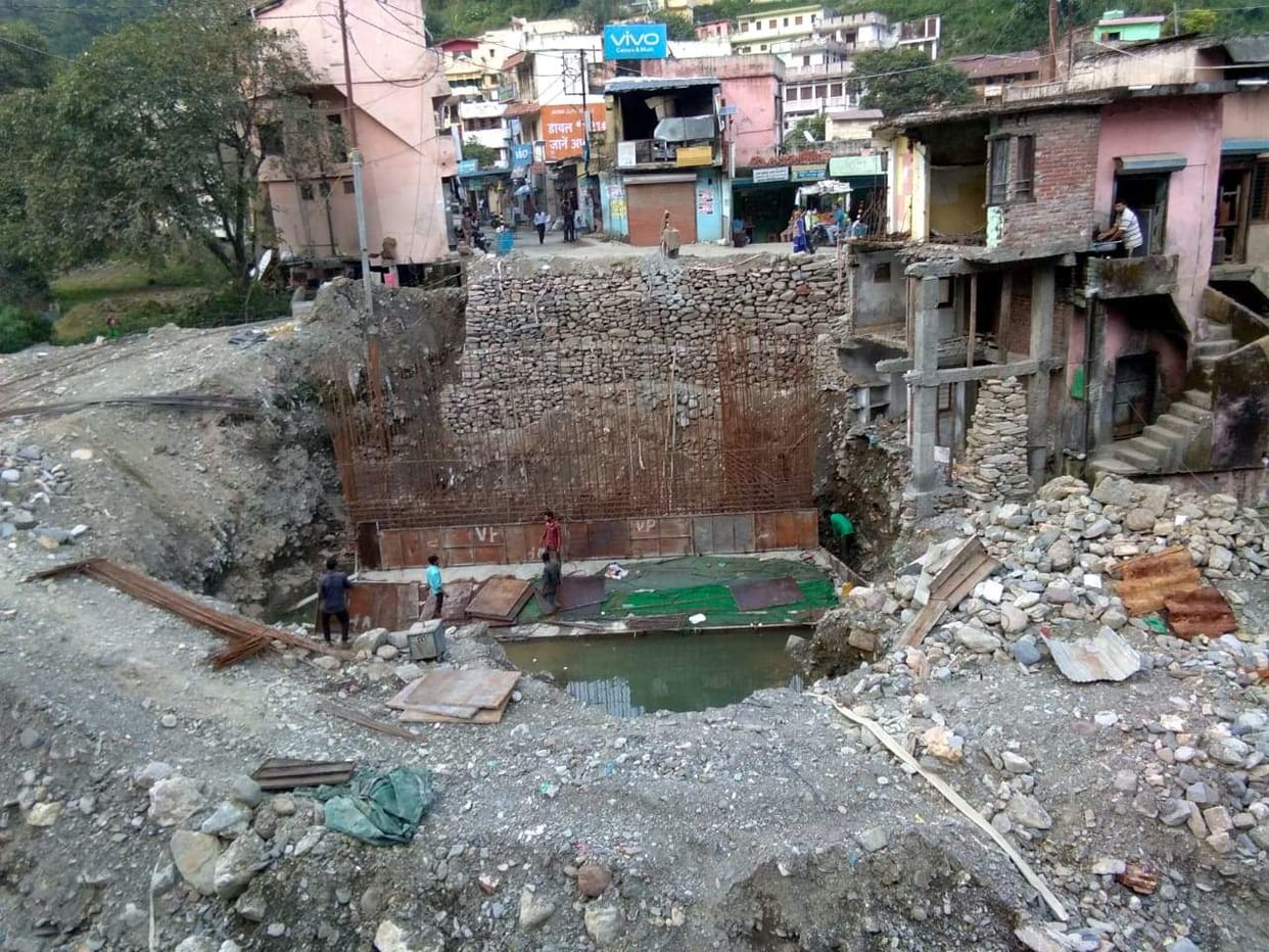 Five months passed, bridge construction incomplete