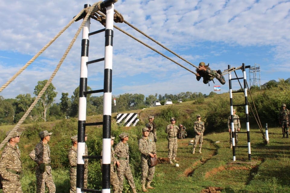 India and kazakhstan joint military Exercise For Fight terrorism Exclusive Photos