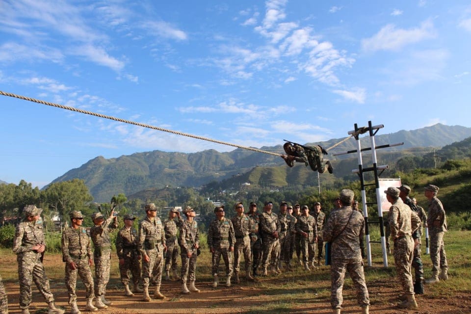 India and kazakhstan joint military Exercise For Fight terrorism Exclusive Photos