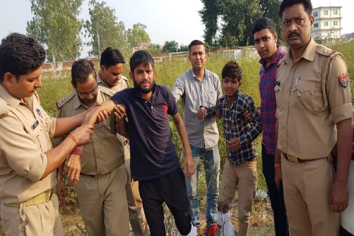 Encounter in Baghpat district and two accused arrested