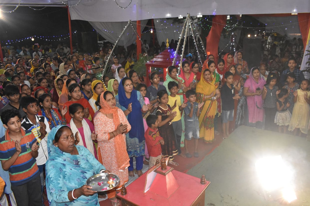 Devotees worshiped mother Katyayani