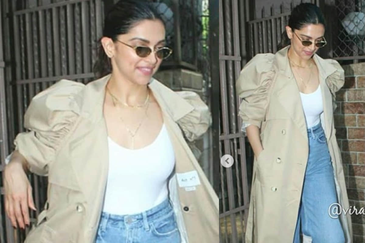 deepika padukone major fashion goals in new trench coat look