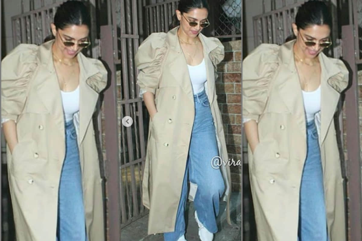 deepika padukone major fashion goals in new trench coat look