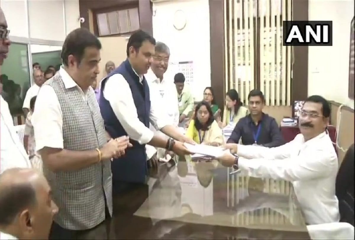 Maharashtra Haryana elections updates CM manohar lal Khattar devendra fadnavis Nomination today