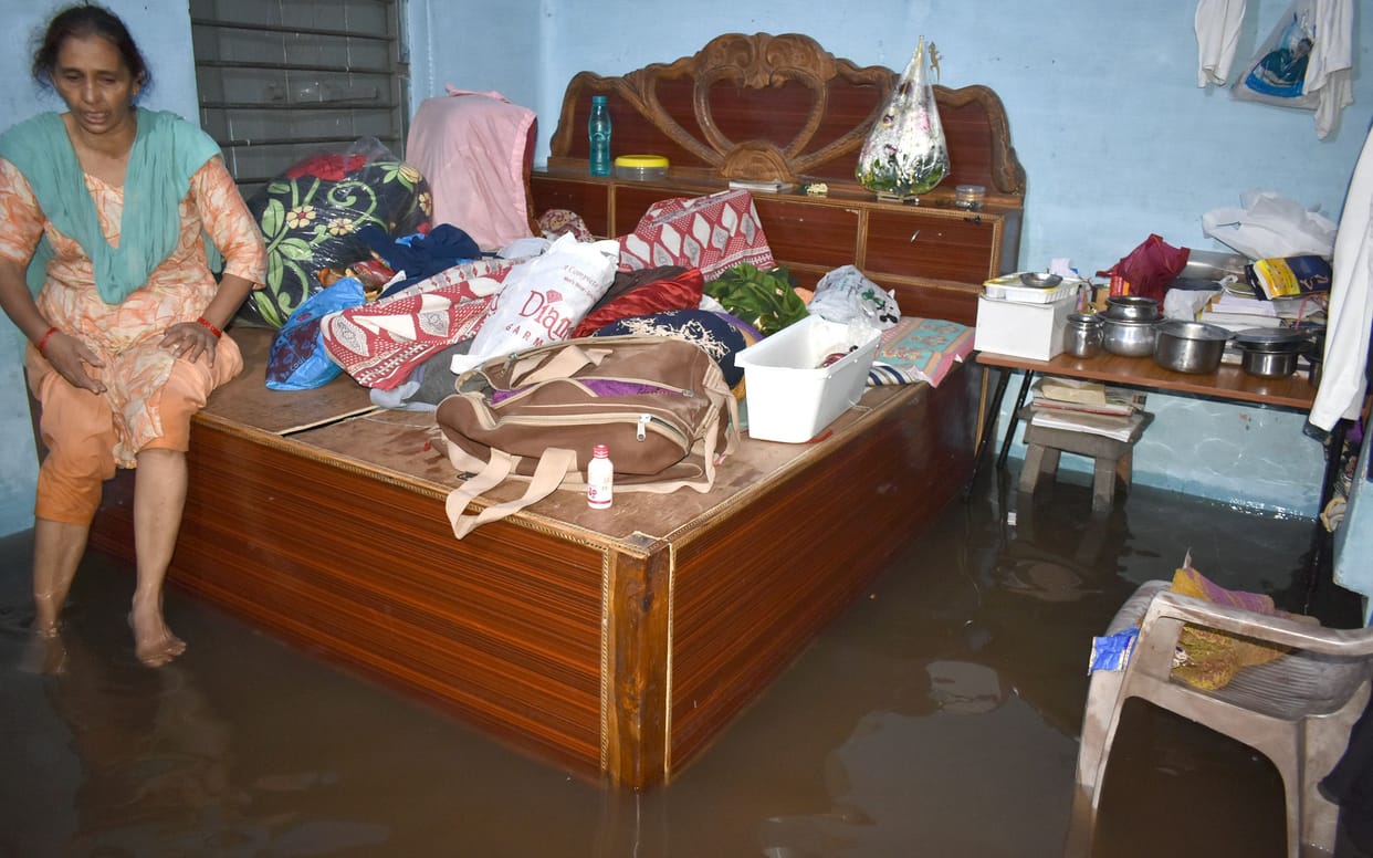 Heavy rain in Prayagraj