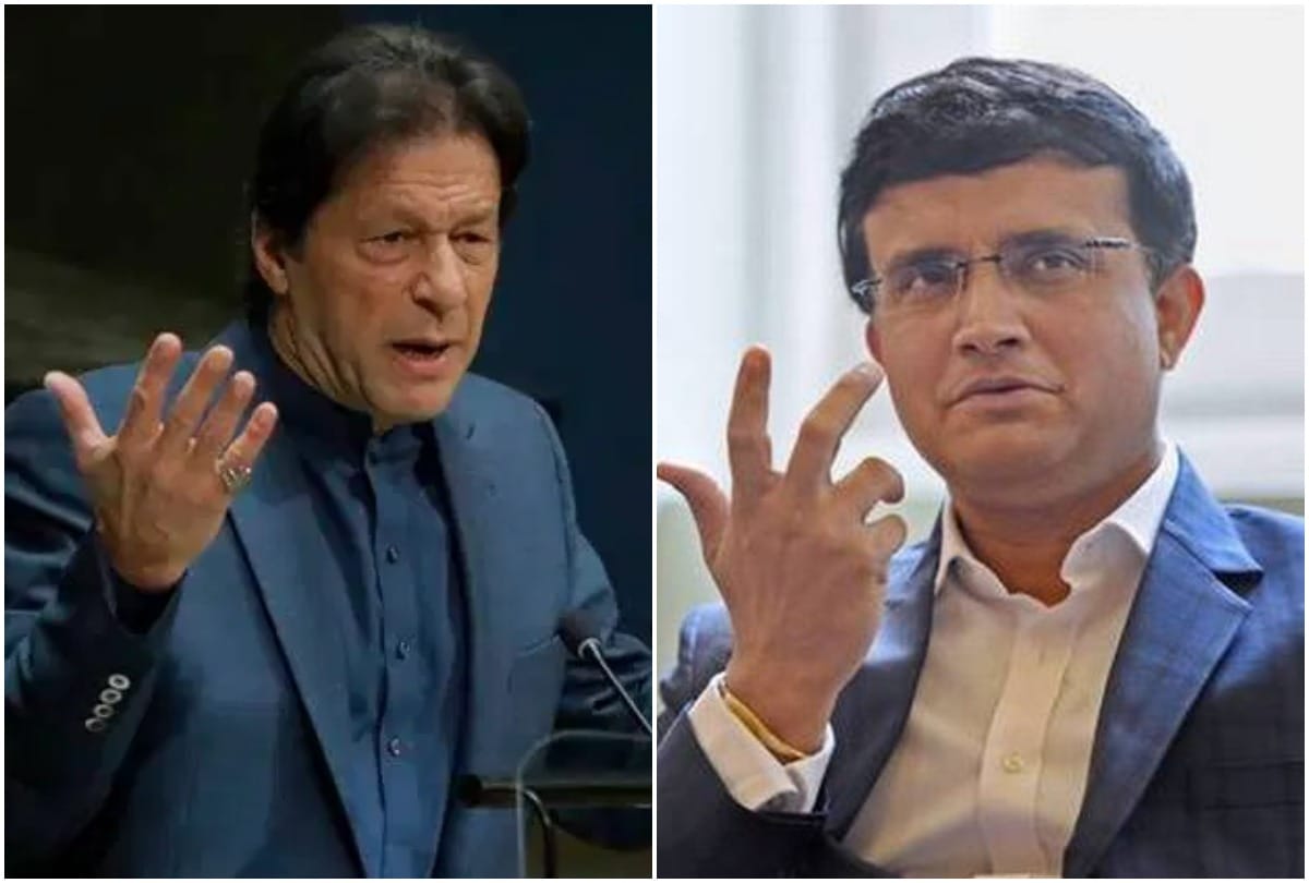 Sourav Ganguly hits on Imran Khan says This is not the cricketer the world knew