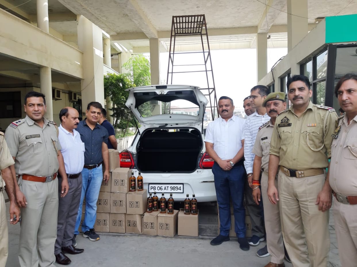 Wine seize in Lakhanpur