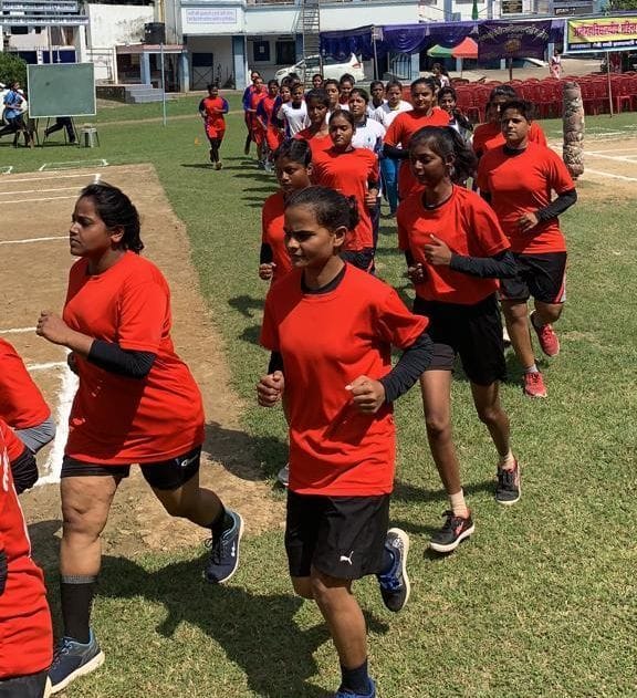 Nandani Nagar champion in inter college women's kabaddi