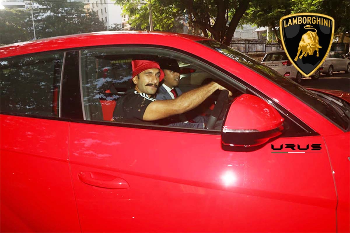Ranveer Singh Spotted Driving Lamborghini Urus SUV Worth Rs 3 Crore