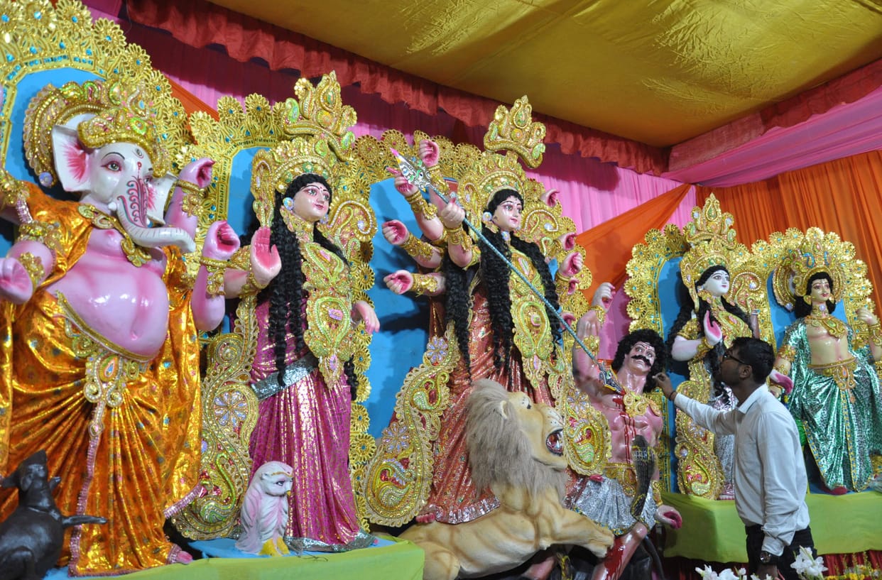 Pandal decorated, Durga Puja Festival from today