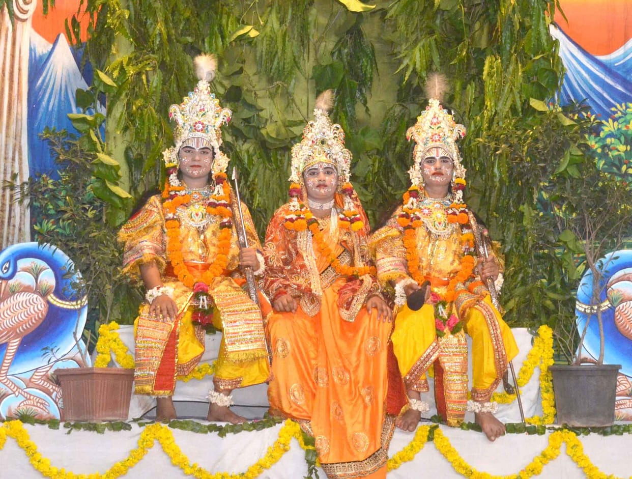 sita haran leela ka manchan