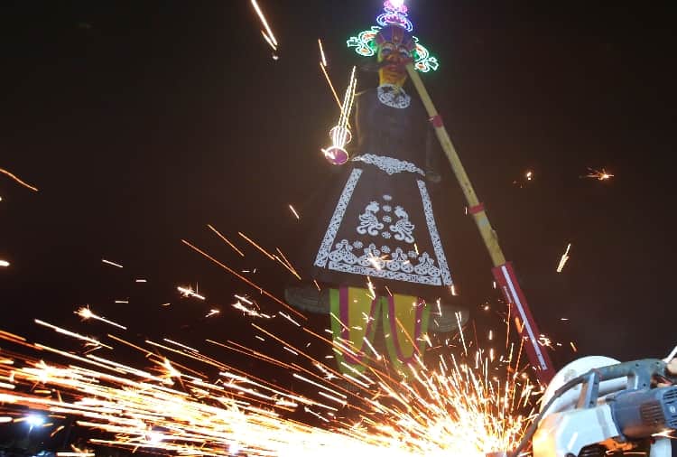 Dussehra 2019, World's Tallest Ravana Stands in Chandigarh