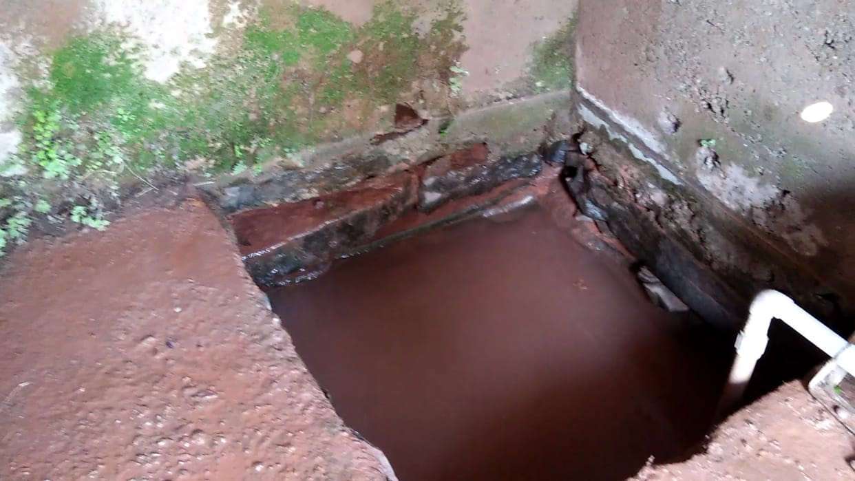 Deformed step well by firing