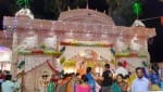 कासगंज में सजा चामुंडा माता का दरबार।