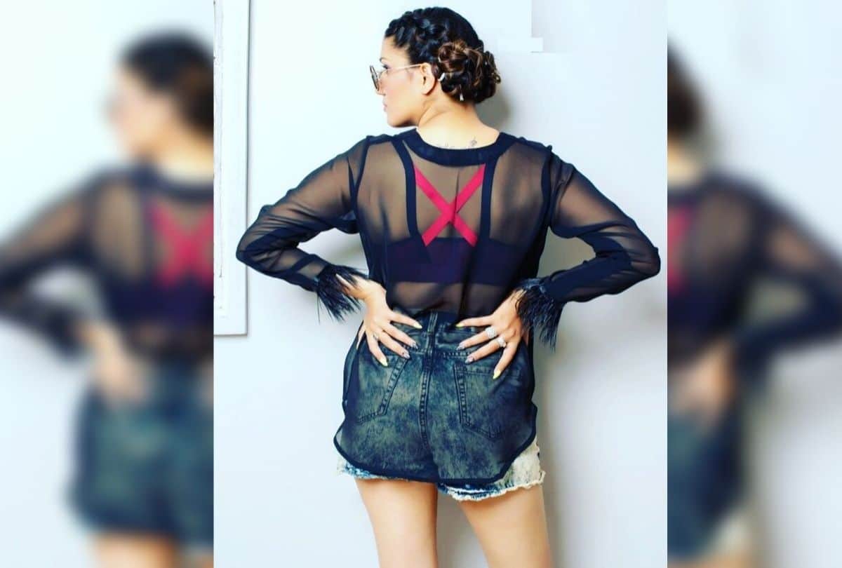 Sapna Choudhary Transformation Look New Picture Top and Shorts