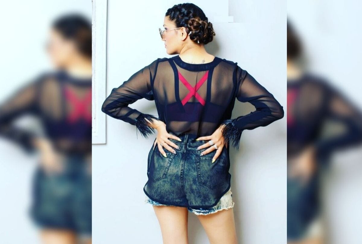 Sapna Choudhary Transformation Look New Picture Top and Shorts