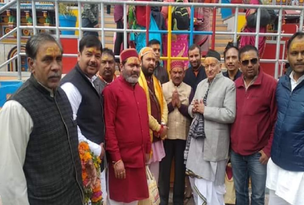 Maharashtra Governor Bhagat Singh Koshyari Visited badrinath Kedarnath dham