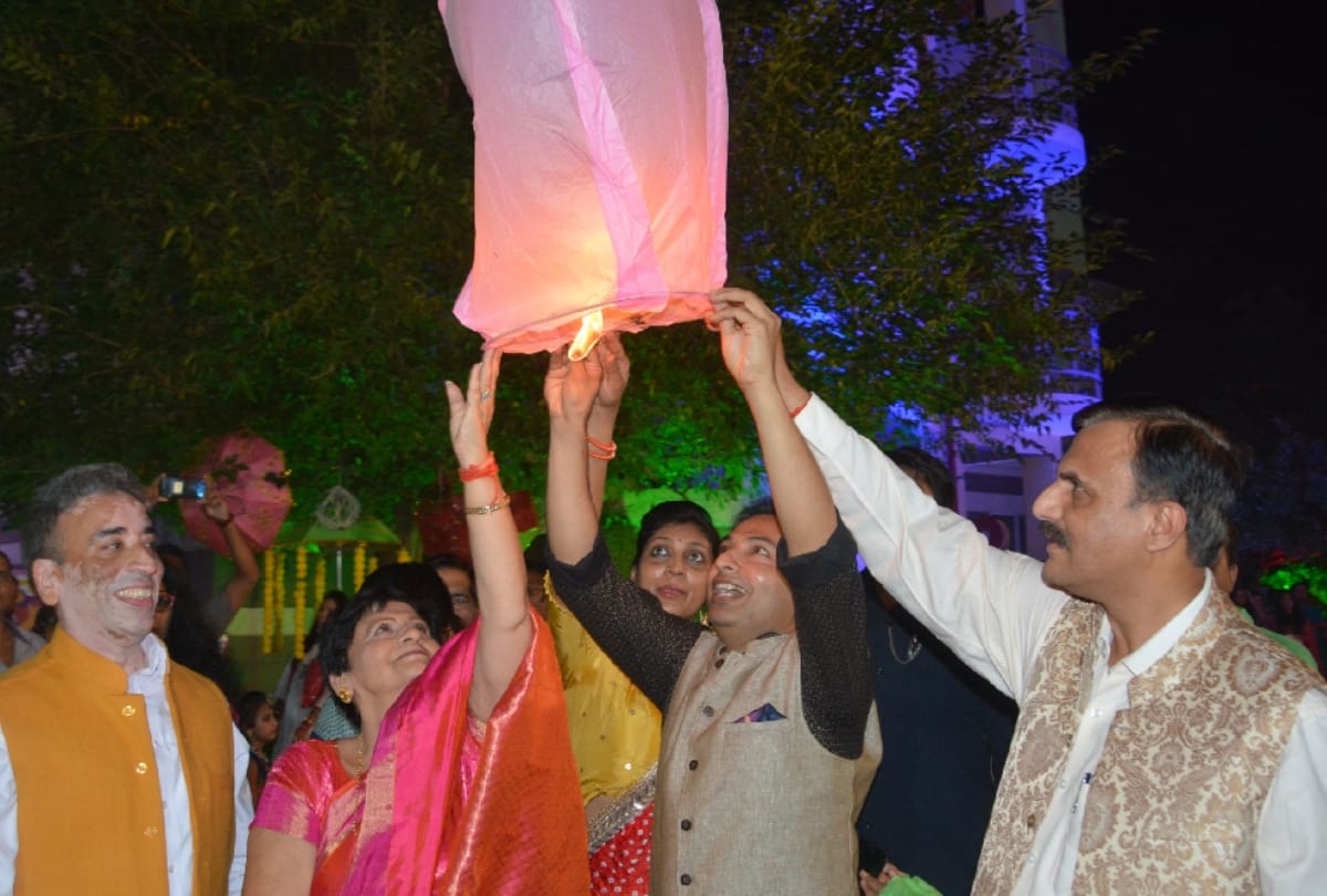 dandiya mahotsav in GD goenka public school in lucknow