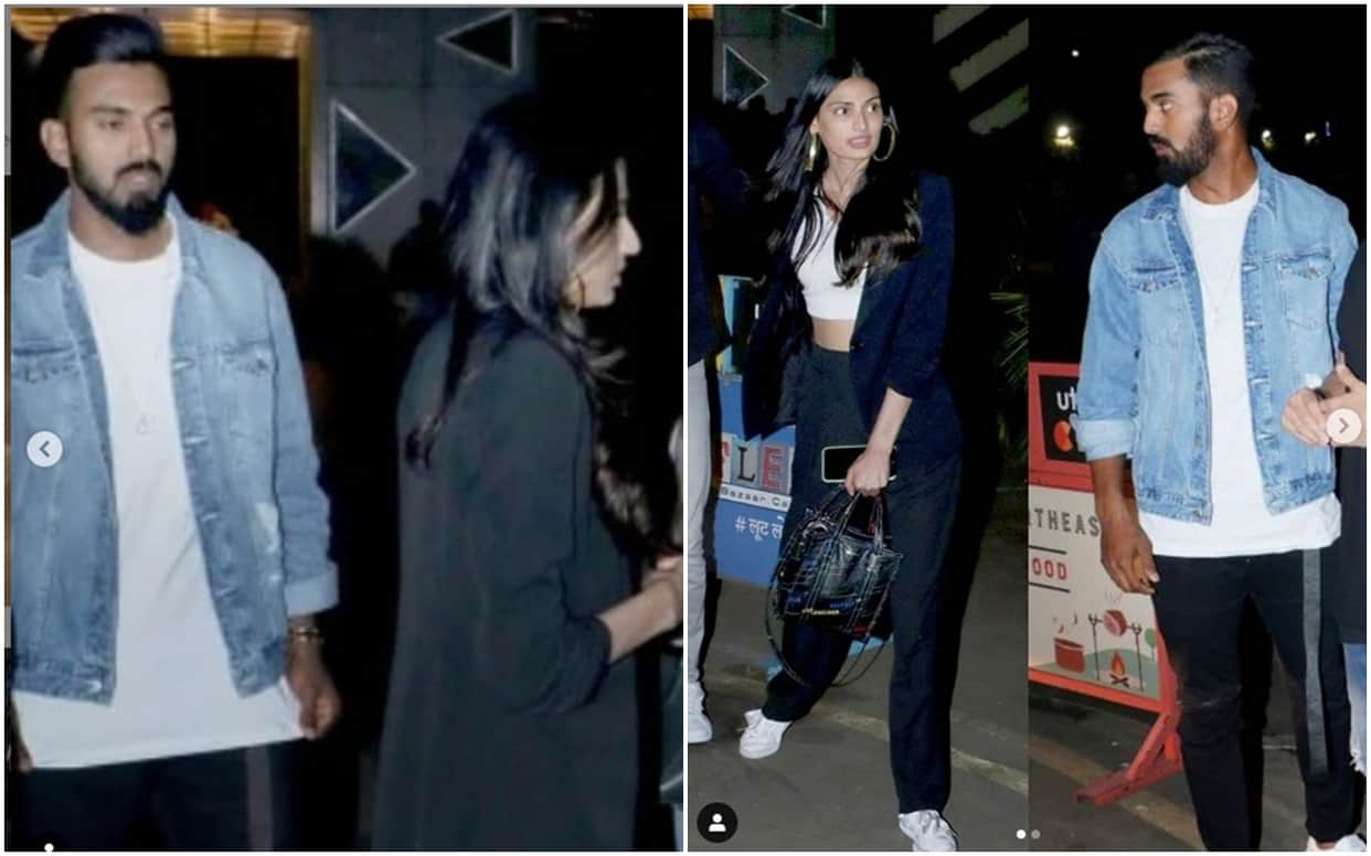 Kl Rahul spotted with his rumored girlfriend Athiya Shetty last night