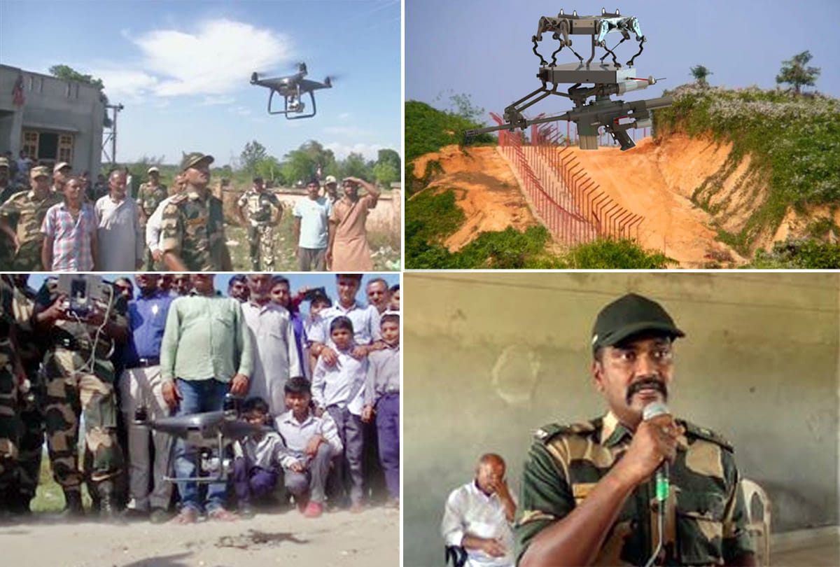 BSF personnel conducted an awareness programme on drones, villagers can inform security forces