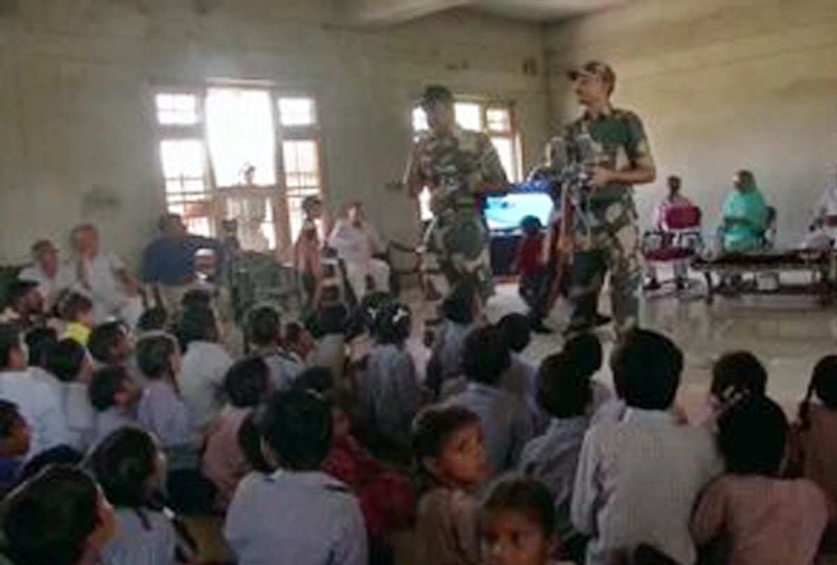 BSF personnel conducted an awareness programme on drones, villagers can inform security forces