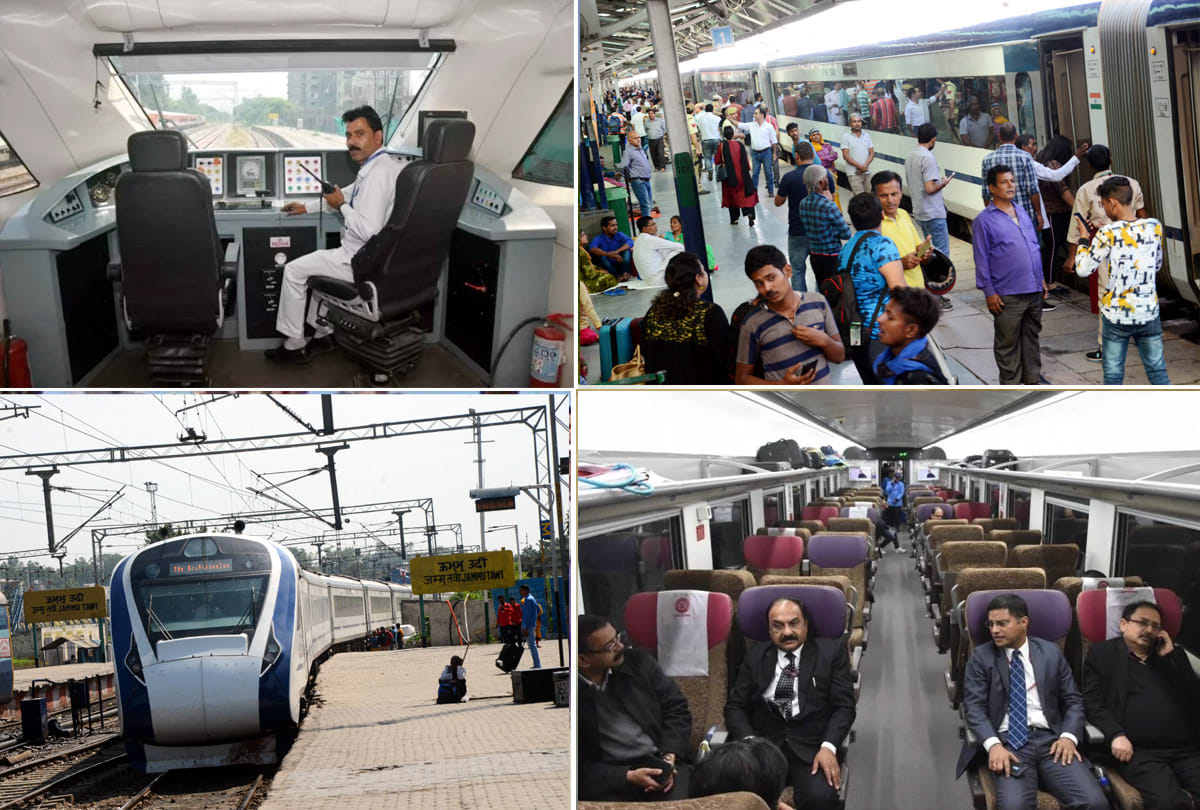Vande Bharat Train reaches jammu from delhi,  it will take 8 hours to reach jammu