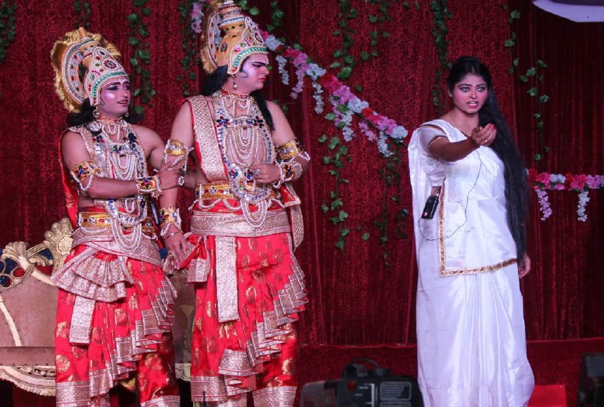 Ramleela presentation in New Delhi Ram Lakshman Sita Bharat and Dashrath