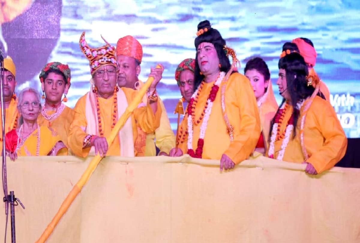 Ramleela presentation in New Delhi Ram Lakshman Sita Bharat and Dashrath