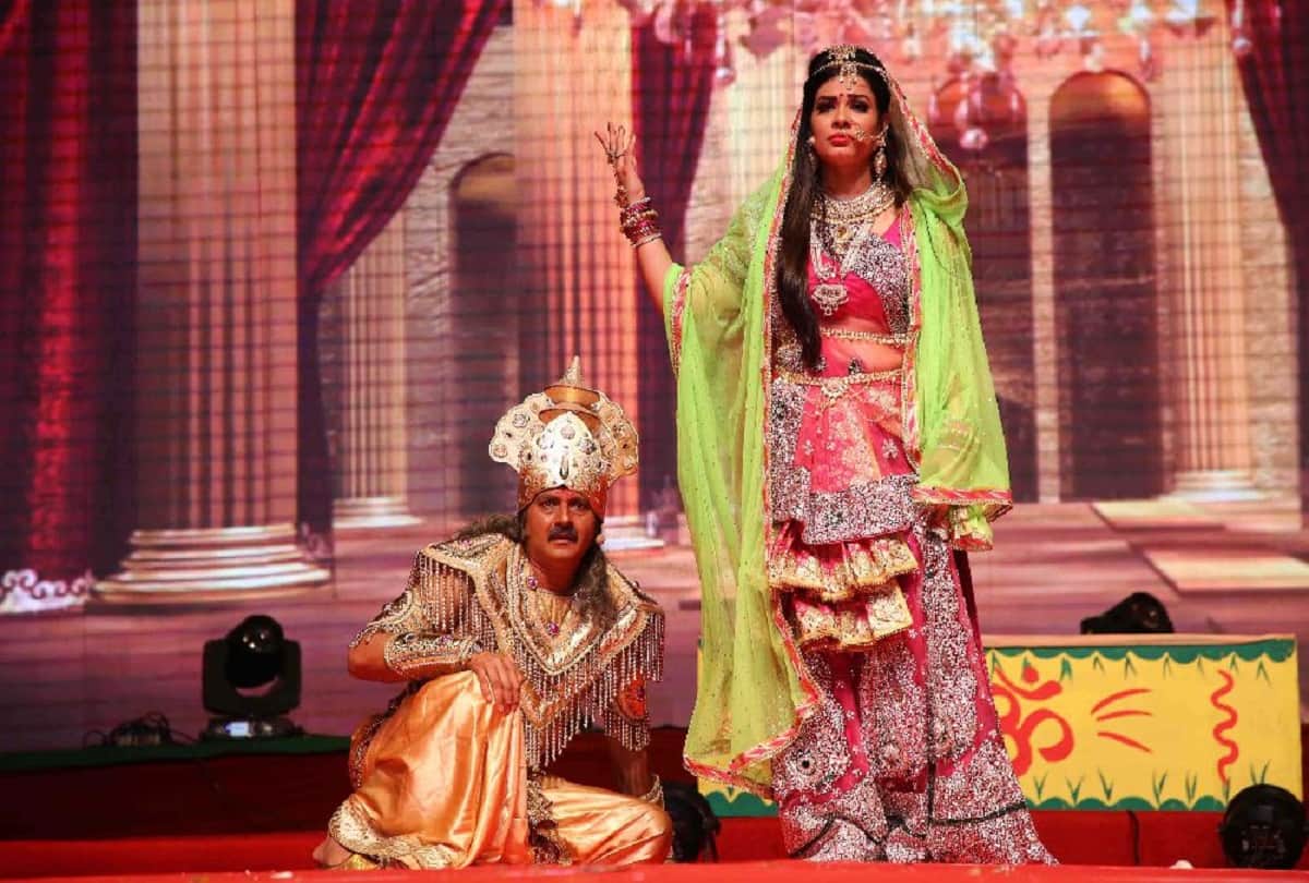 Ramleela presentation in New Delhi Ram Lakshman Sita Bharat and Dashrath
