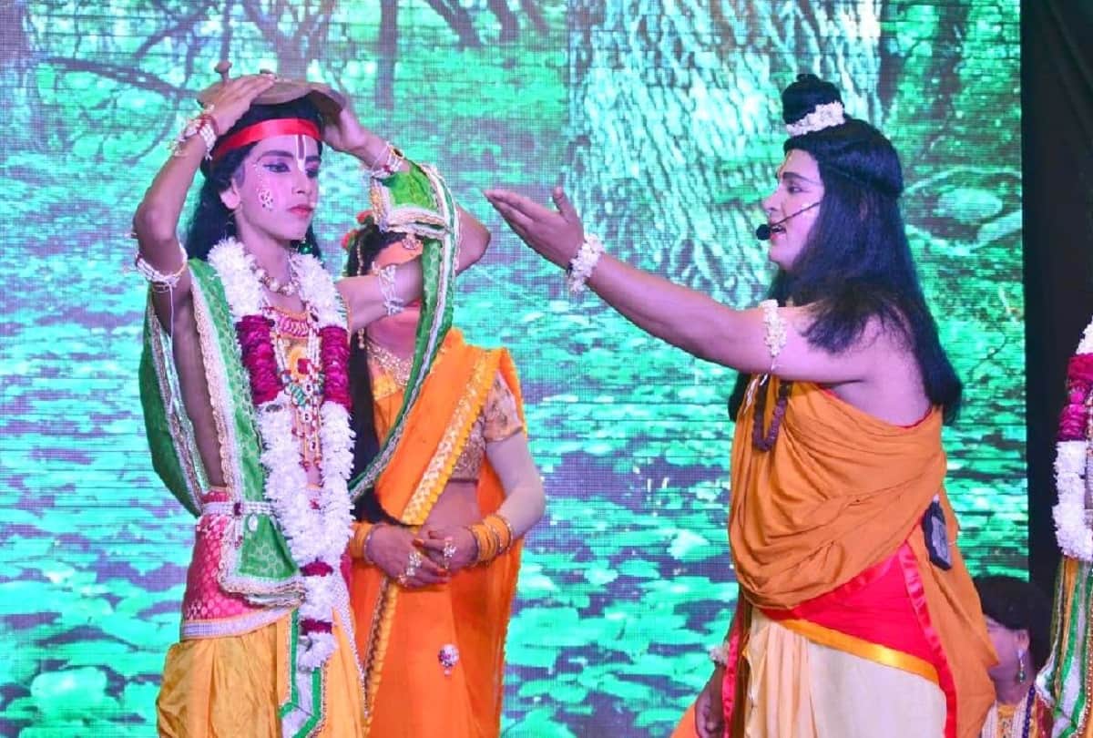 Ramleela presentation in New Delhi Ram Lakshman Sita Bharat and Dashrath