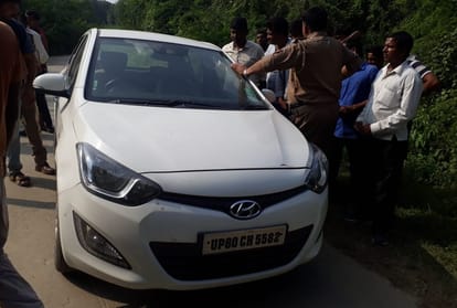 amethi : bike riding goons shot bank worker and robbed 36 lakhs
