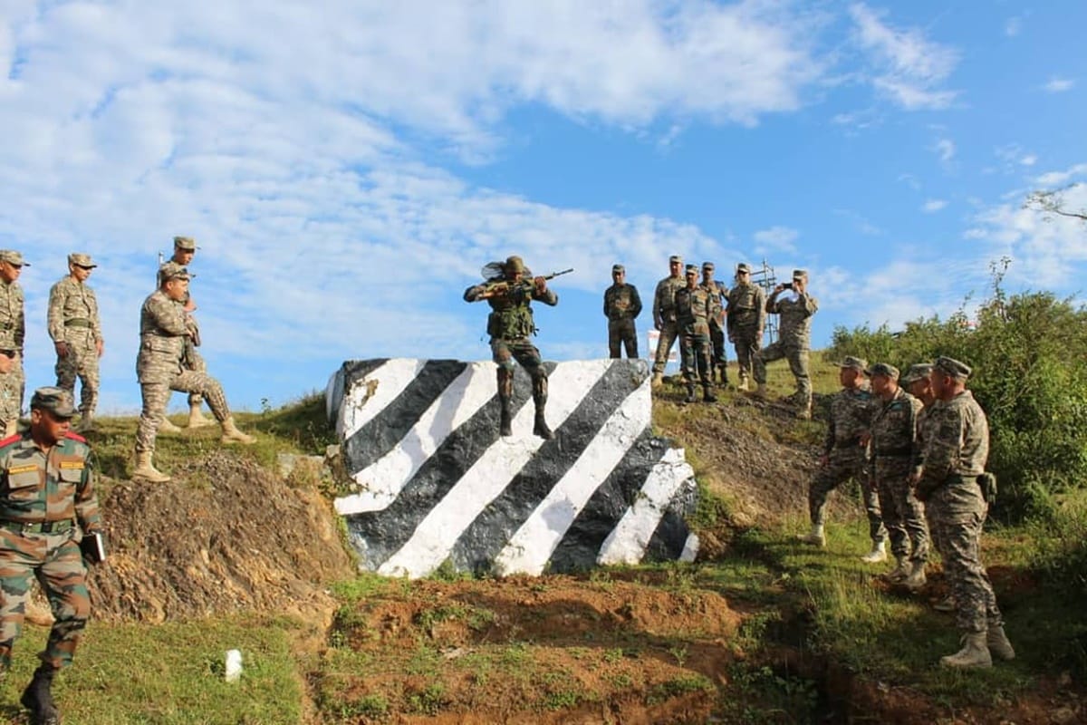 Army sources on large scale exercise on China border says such media stories are unfounded