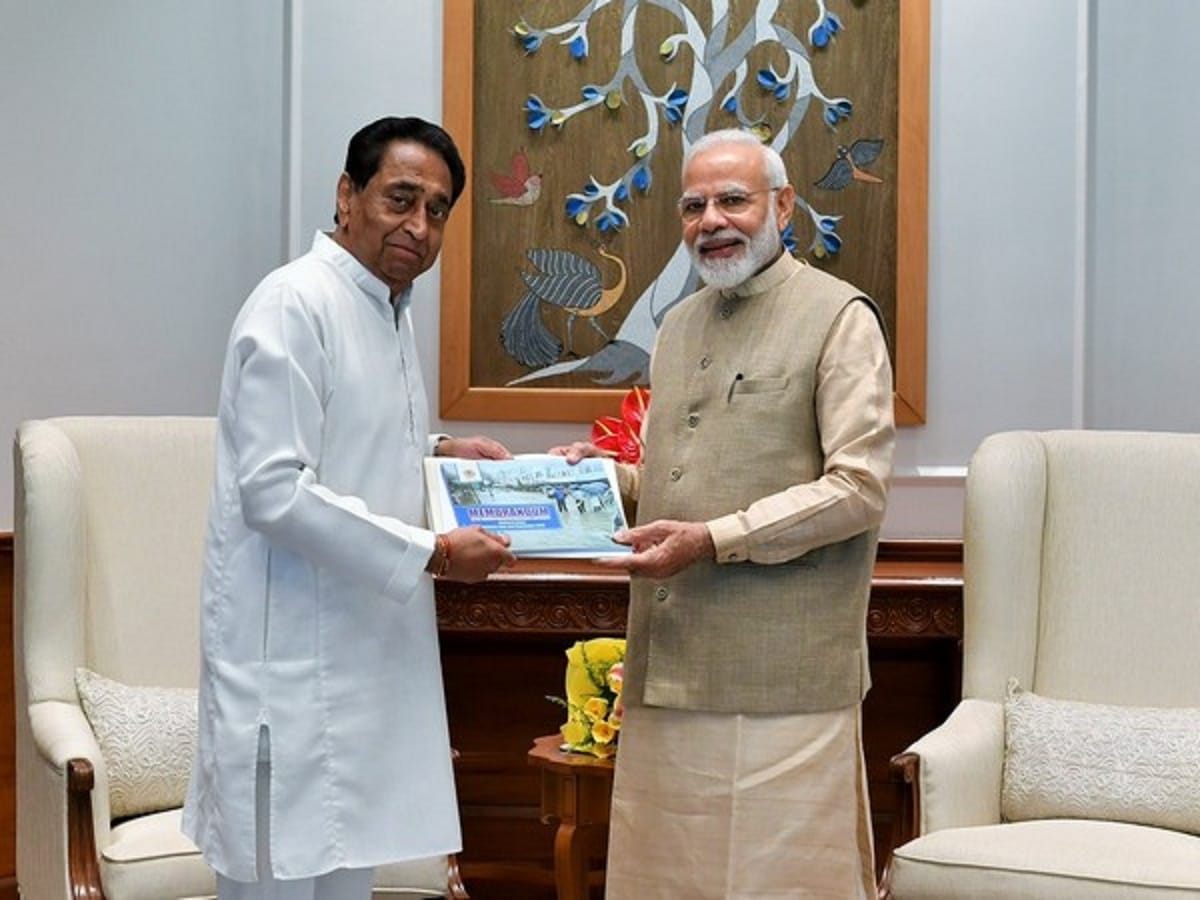 Kamal Nath calls on PM Modi seeks centres help for flood rain relief