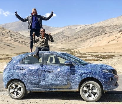 tata motors released the official video of tata Nexon Ev Electric, test driven by Milind Soman