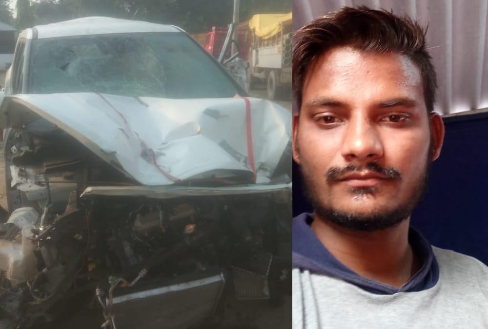 A car trampled a labourer in sarojini nagar in Lucknow.