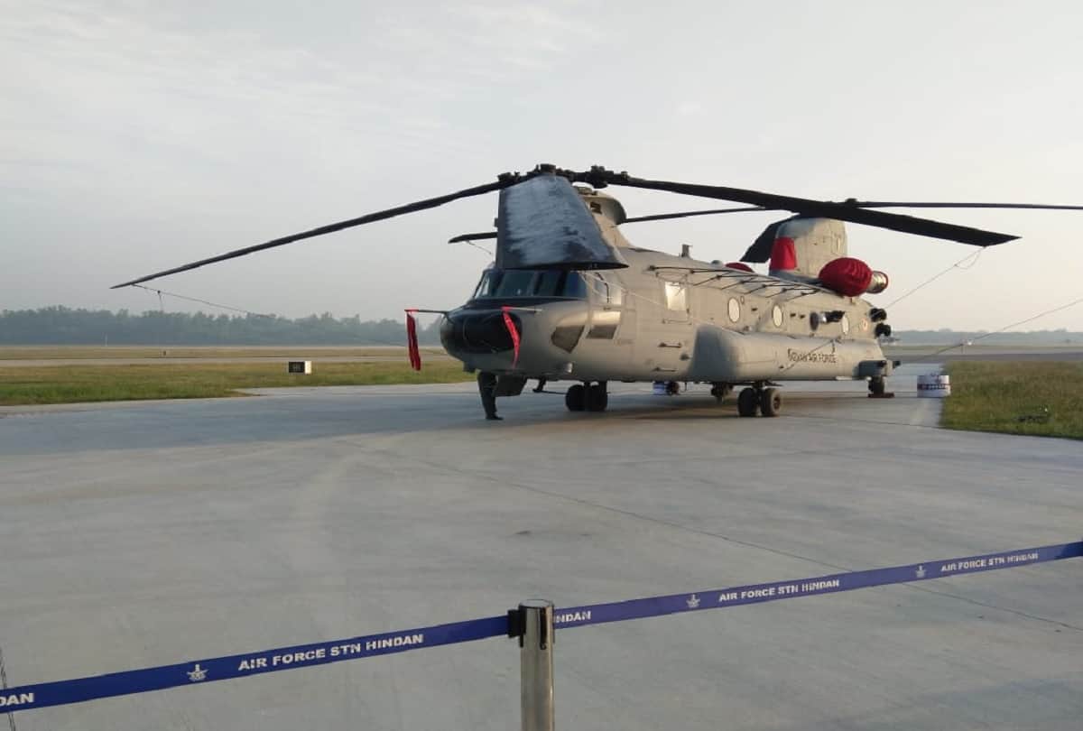 aerial salute to Chief of Air Staff during full dress rehearsal Ghaziabad Air Force Day see photos