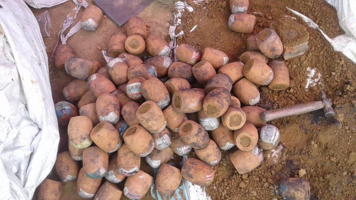 Fireworks are being made in homes for the blast on Diwali