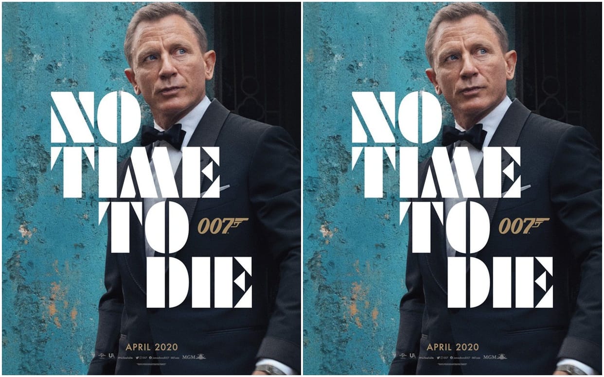 First poster for No Time To Die Bond 25 daniel craig
