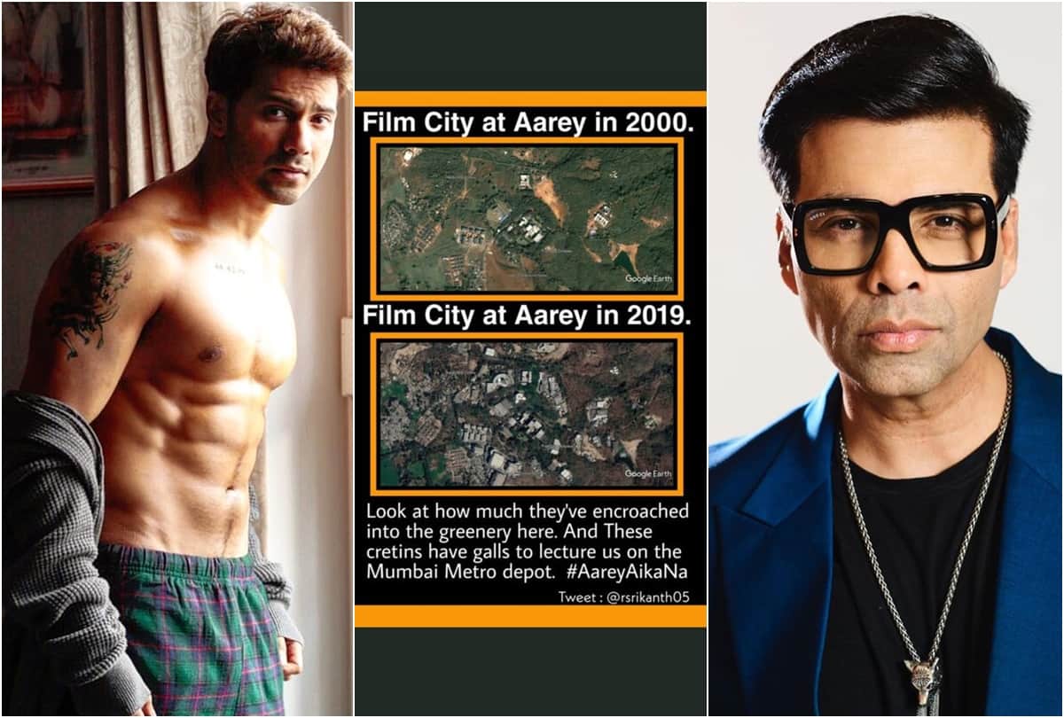 Shutdownfilmcity is trending due to Aarey forest protest by bollywood celebs like Karan Johar