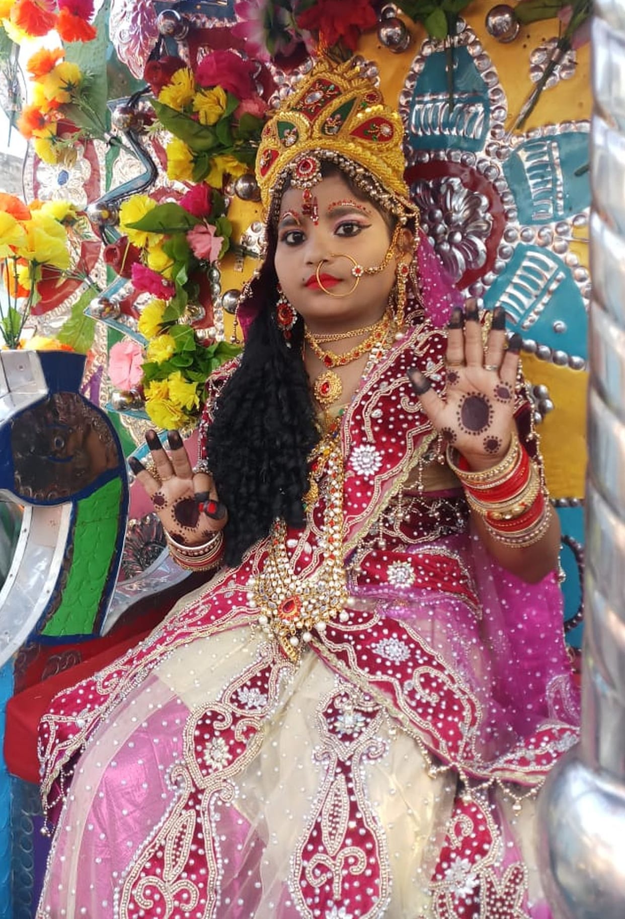 The tableaux involved in the procession