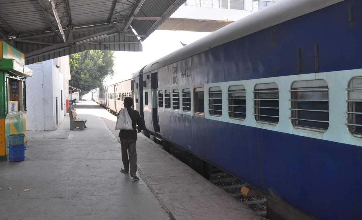 Railways took mega block, passengers were upset
