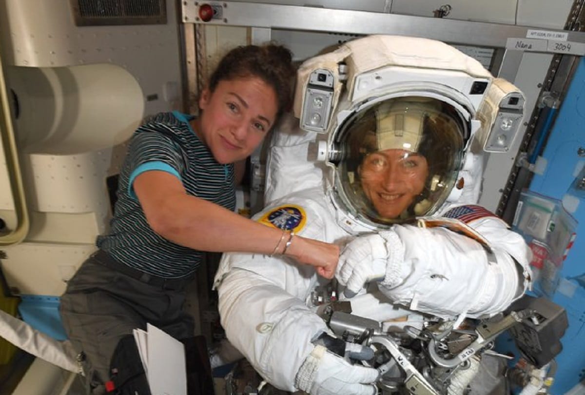 NASA History in Space, women astronauts in International Space Station ISS to do spacewalk together