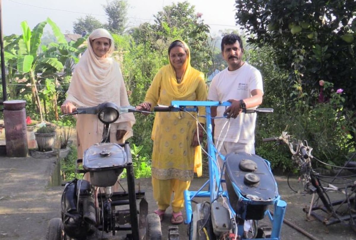 Tractor made from scrap scooter engine mandi himachal pradesh