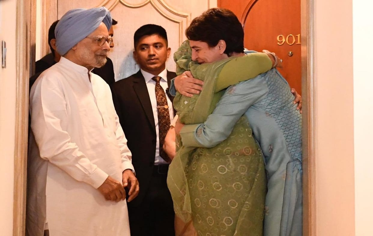 Priyanka Gandhi Vadra says in delhi Sheikh Hasina hug was Overdue