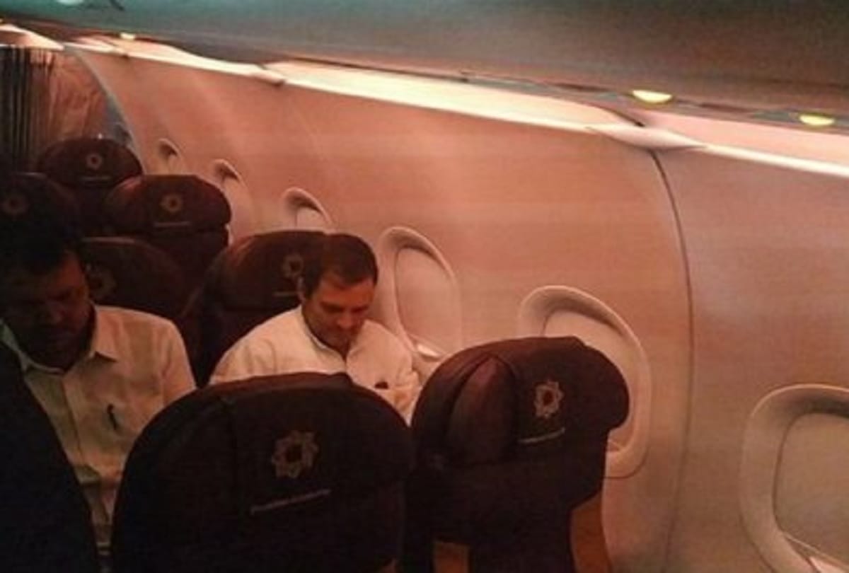 Rahul Gandhi leaves for bangkok by vistara flight amid assembly election